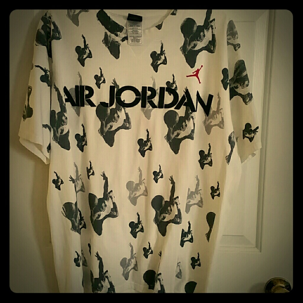 Large men retro Jordan shirts